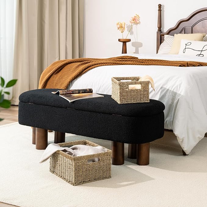 StorageWorks Wicker Storage Baskets, Handwoven Seagrass Basket for Organizing, Decorative Organizers with Built-in Handles, Set of 2