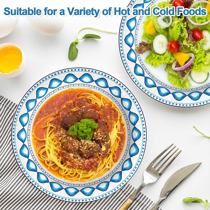 20 oz 180 Pack Paper Bowls Bulk, Soak Proof Heavy Duty Paper Bowls, Cut Proof Small Soup Bowl, Disposable Bowl for Party, Birthday and Picnic