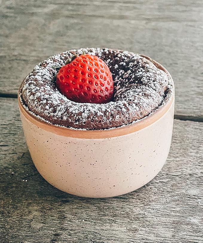 Mora Ceramic Ramekins - 8oz, Set of 6 - Small Oven Safe Baking Dishes/Cups - For Personal Pudding, Creme Brulee, Souffle, Serving Dip, Custard, Ice Cream - Single Mini Bowls - Assorted Neutrals