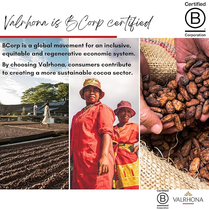 Valrhona Premium French Baking Blonde Chocolate Discs (Feves) DULCEY 35% Cacao, Creamy, Caramel Cookie Flavor Notes, Easy Melt & Tempering Creamy, Balanced, For Luscious Frostings. 1kg (Pack of 1)