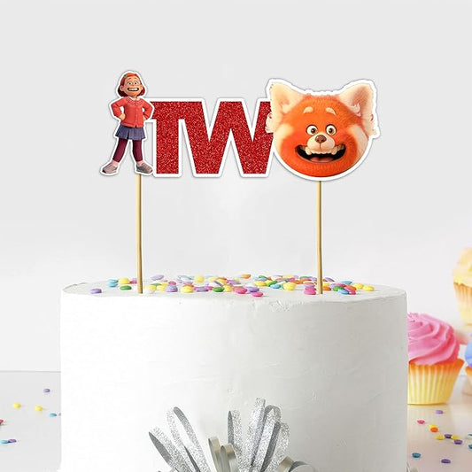 Seyal® Trning Red Two Cake Topper