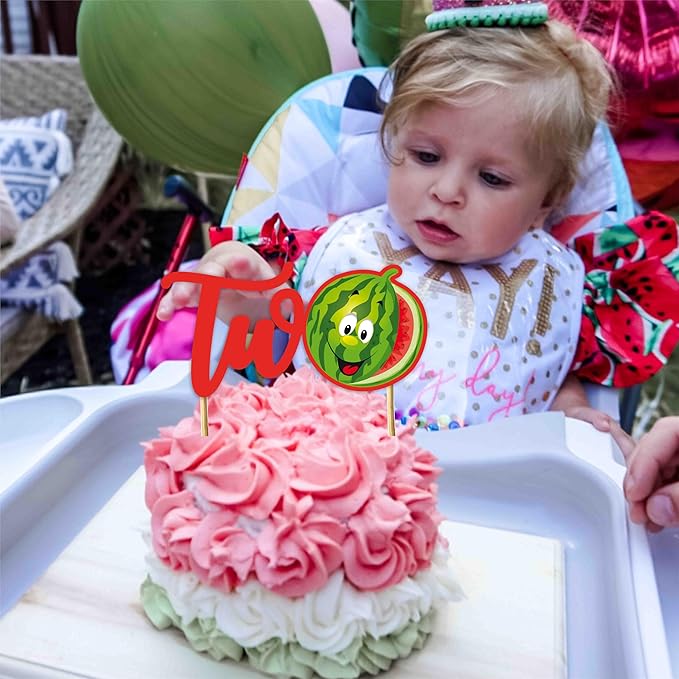 Seyal® Watermelon Two Cake Topper