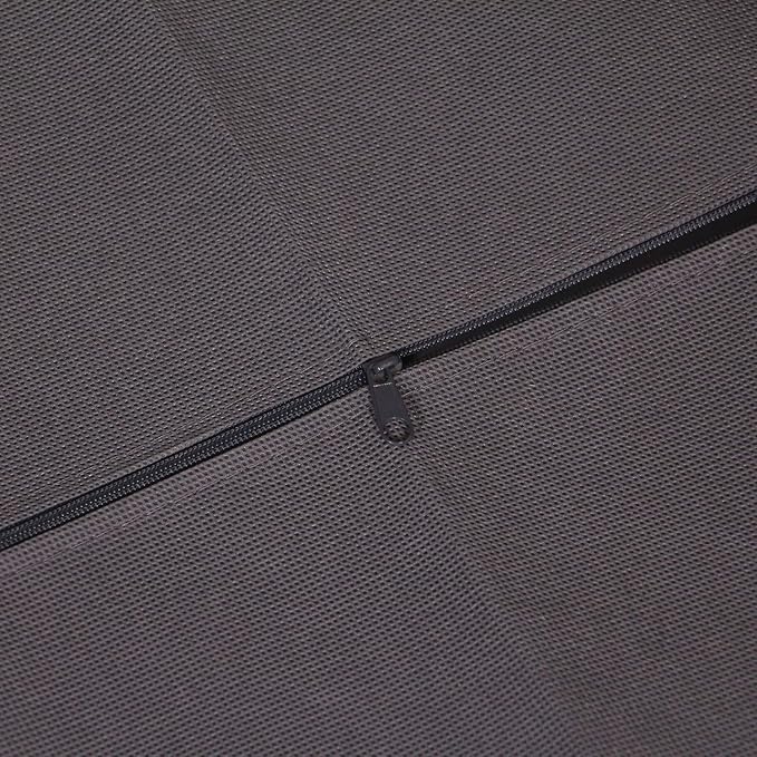 DIOMMELL 12 Pack Foldable Cloth Storage Box Closet Dresser Drawer Organizer Fabric Baskets Bins Containers Divider for Baby Clothes Underwear Bras Socks Lingerie Clothing,Dark Grey 444