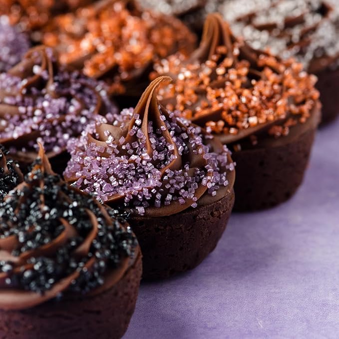 Sweets Indeed Sprinkles, 4 Pack, Edible Sprinkle Mix, Perfect for Cake Decorations, Baking, Ice Cream, Cookies, Cupcake Topper (Halloween Sugar)