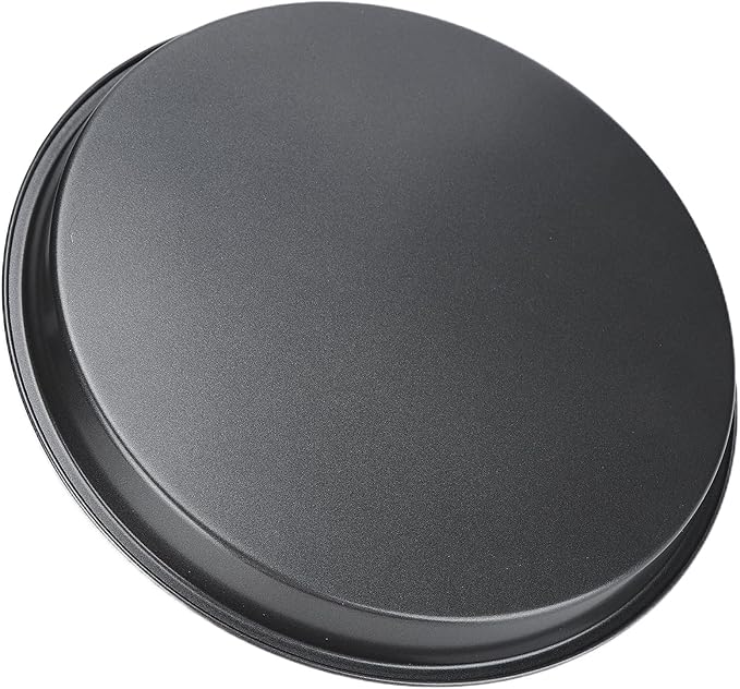 2Pcs Pizza Pan, 6in/9in/10in/12in Deep Dish Round Pizza Pan for Oven, Non Stick Thickened Carbon Steel Baking Pan for Home Kitchen, Dishwasher Safe(10in)