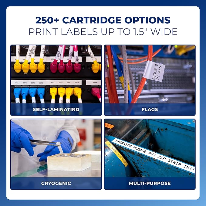 Brady M511 Portable Wireless Industrial Label Printer, Bluetooth Compatible, Li-ion Battery, Military-Grade Shock Resistance, Works with Android and iPhones