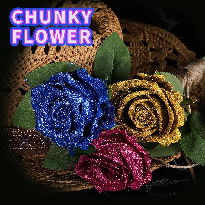 LEOBRO Glitter, Fine Glitter for Resin, Set of 32 Colors, for Nail Body Tumbler Arts and Crafts