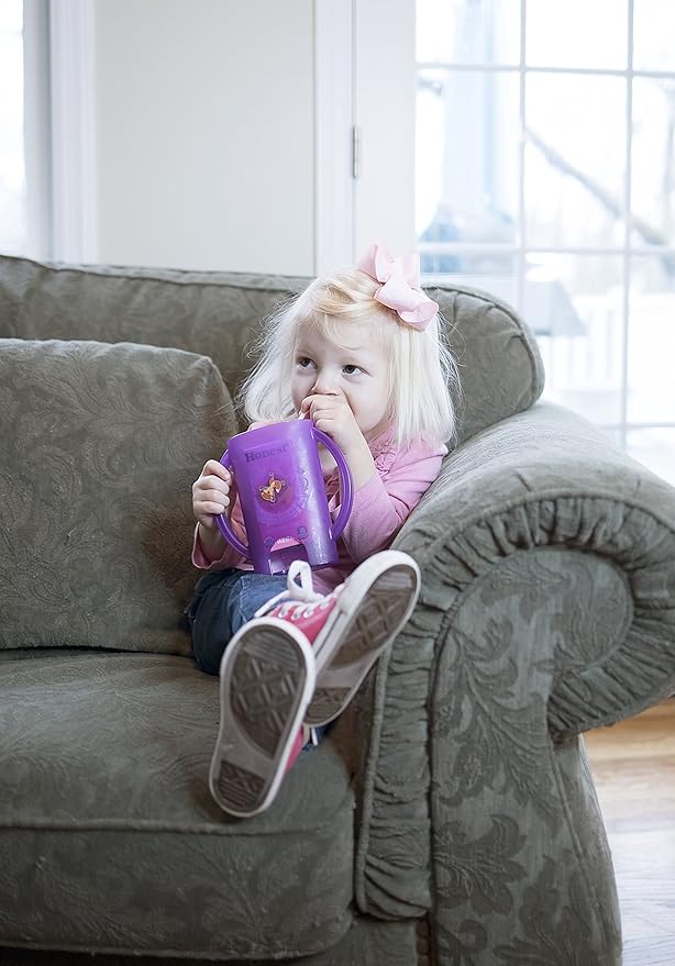 Squeeze Proof Food Pouch Holder for Toddlers, Babies, Kids, Mess Free No Squeeze Juice Box Drink and Applesauce Snack Holder with Easy Grip Handles and Lid