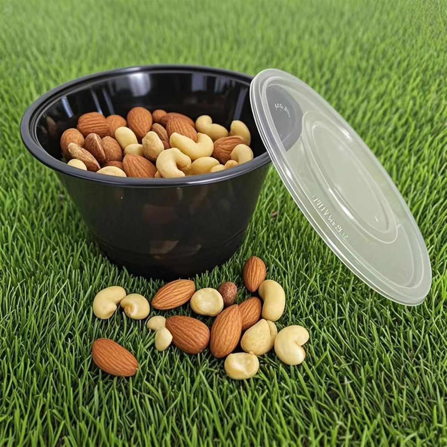 50 Pack 26 oz Disposable Meal Prep Containers with Lids,To Go Take Out Plastic Food Storage, Disposable Takeaway Boxes,Freezer, Dishwasher Safe Prep Containers,