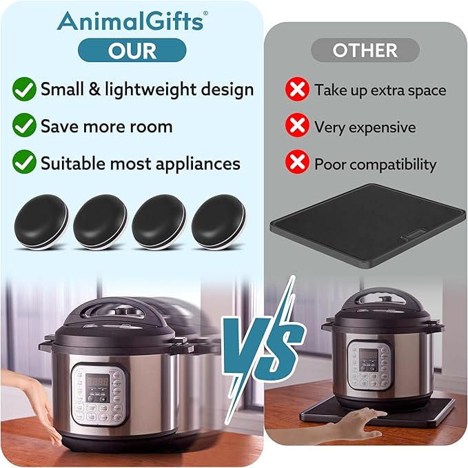 Appliance Sliders for Kitchen Black 24 PCS Self-Adhesive Small Kitchen Appliance Slider Hacks Easy to MovIing & Space Saving Must Have Gadgets Mixer Accessories for countertop