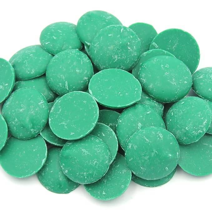 MERCKENS Coating Wafers, Dark Green Melting Chocolate, 5 Pound Package