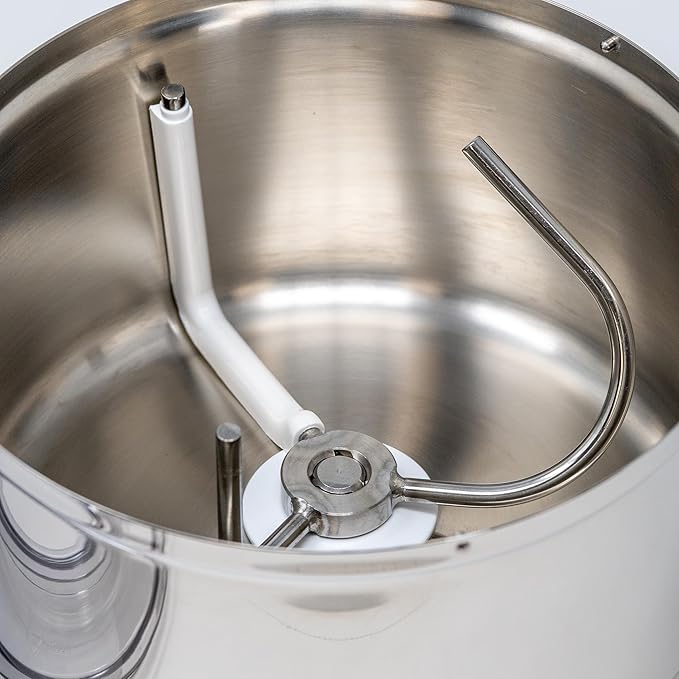 Bosch Universal Plus Stand Mixer - White - with Bottom‑Drive Stainless Steel Bread Bowl, 6.5‑Quart Capacity, 4 Speeds + Pulse, Heavy‑Duty Dough Hook & Dual Whips, Handles 14 lb Dough