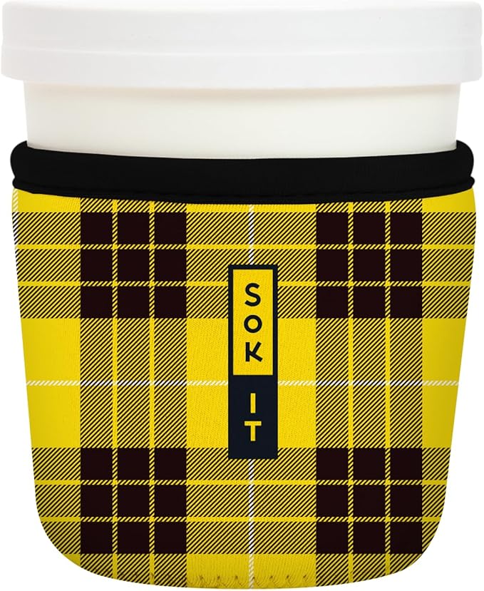 Sok It IceCreamSok Insulated Neoprene Cover (Clueless, Tapered Ice Cream Pints)