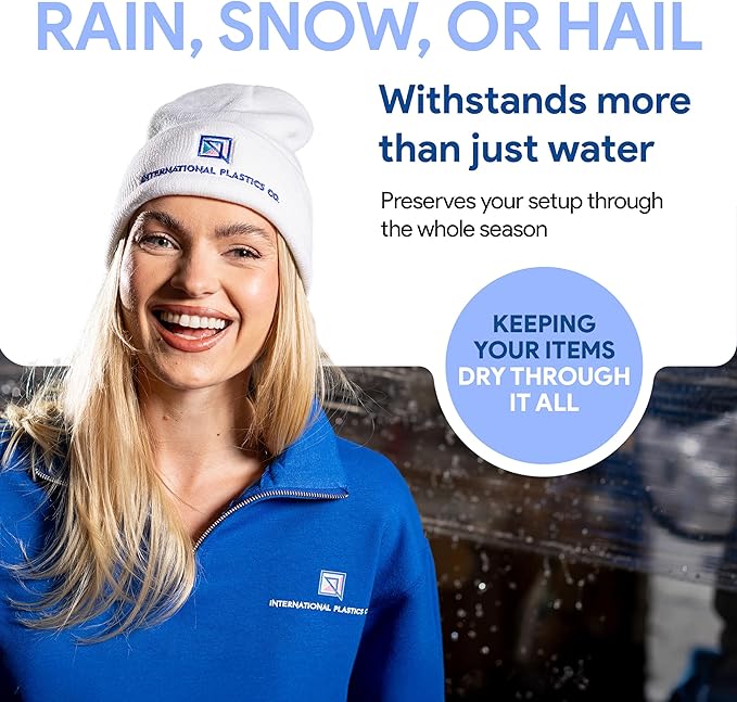 International Plastics Co. 6 Pack of 5" Plastic Stretch Film Wrap with Rotating Handles 1000 feet Each 500% Stretch Ability