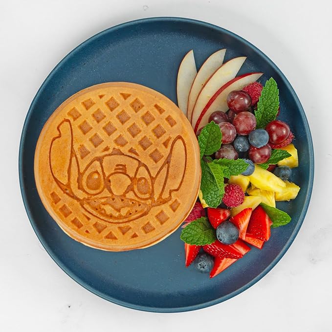 Uncanny Brands Disney Stitch Mini Waffle Maker – Easy to Use and Clean