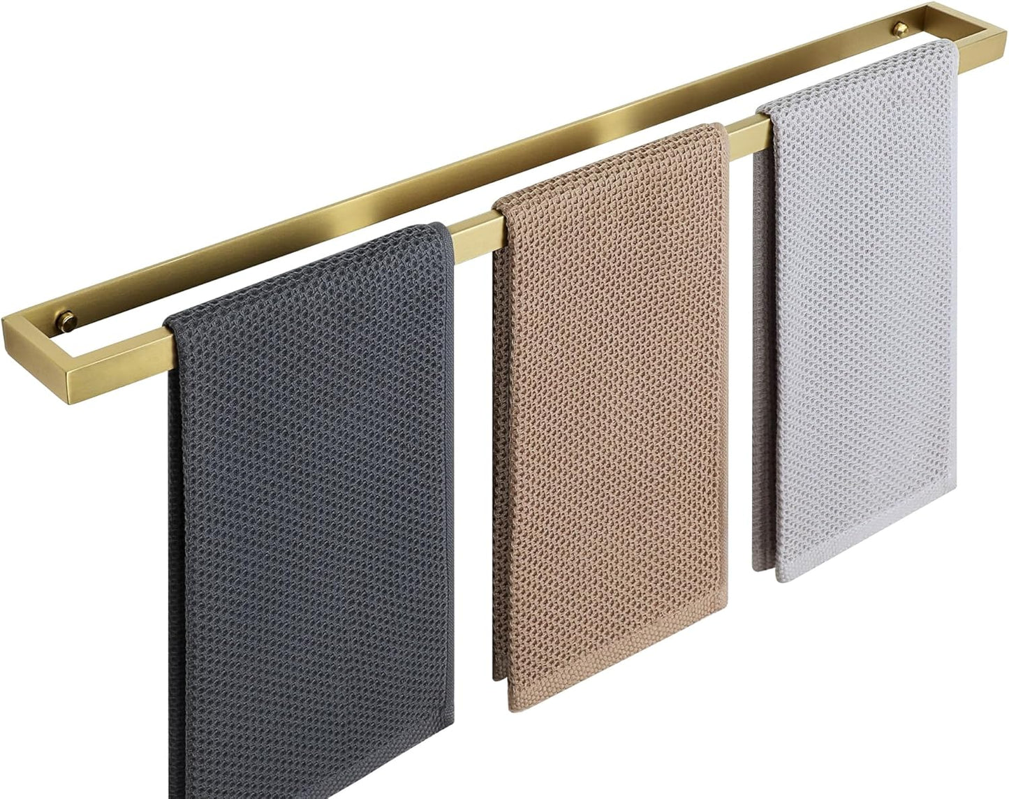 Alise Bath Towel Bar,Towel Holder Towel Rack Towel Hanger for Bathroom Wall Mount,28 Inch SUS304 Stainless Steel Towel Rail,Brushed Gold,GJF070-G