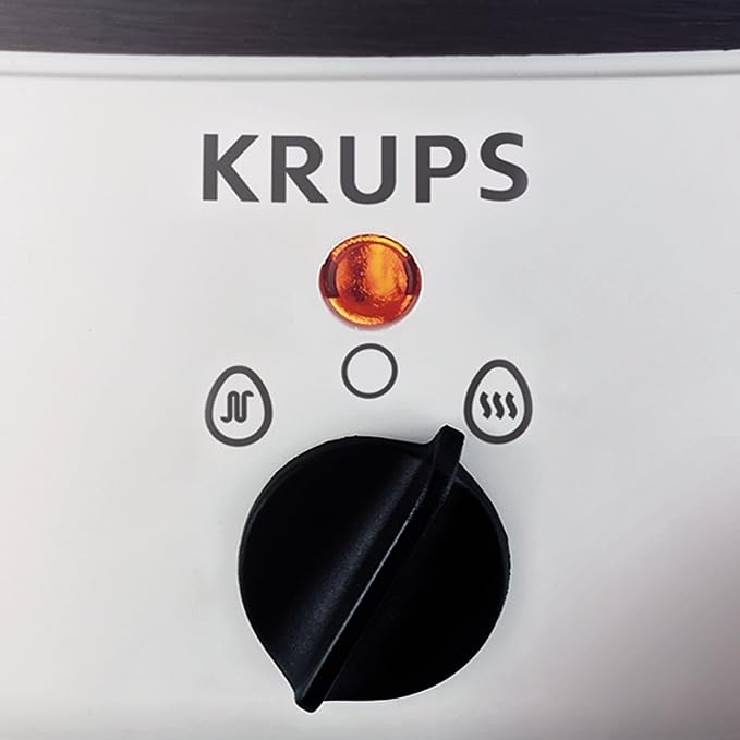KRUPS F23070 Egg Cooker with Water Level Indicator, 7-Eggs capacity, White