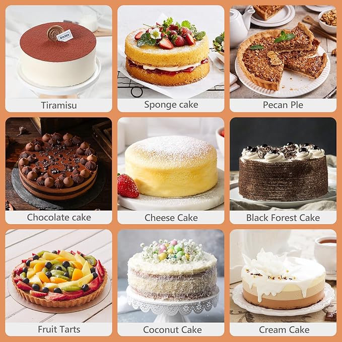 9 Inch Cake Pan, Removable Bottom & Easy Releasing, Leakproof & Nonstick Cake Baking Pan, 304 Stainless Steel Round Cake Pan, Non-Toxic & Healthy, Dishwasher Safe