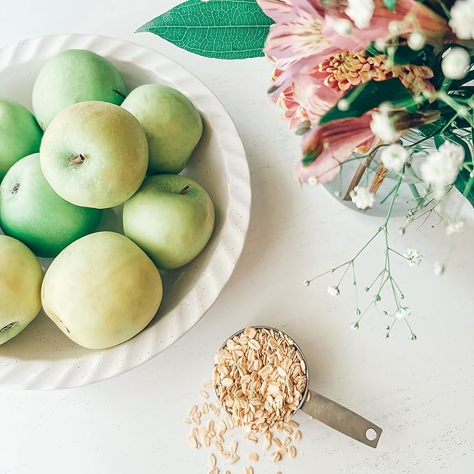 Mora Ceramic Classic 9 Inch Pie Pan Set of 2 - Round Pie Plate for Baking Apple/Pumpkin Pies, Quiche, Rolls, etc. Dishwasher and Oven Safe Dishes, Shallow Pans for Original Recipes - Vanilla White