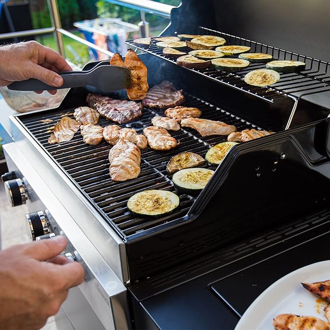 720-0896B 720-0896 Grill Grates Replacement Parts for Nexgrill 6 Burner 730-0898 720-0898 720-0898a 730-0896 730-0896b Grates 17 Inch Cast Iron Cooking Grid Nexgrill Outdoor Gas Grill Parts