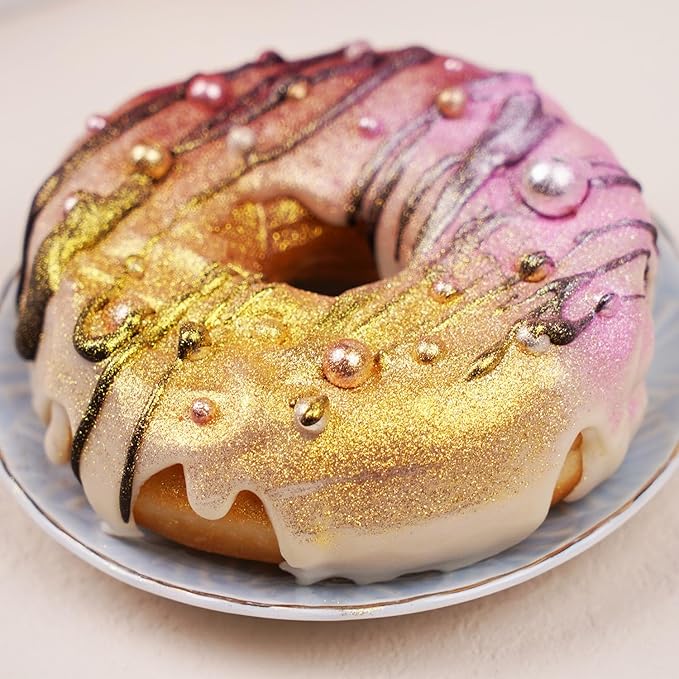 Dazzjoy Edible Black Sugar Sprinkles, Pearl Candy Sprinkles for Cake Decorating, Food Grade, Cupcake Toppers and Black Cake Decorations, Wedding Party Valentines Easter Supplies(130g/4.58oz)