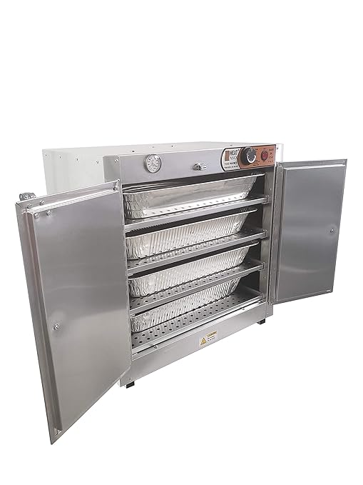 HeatMax Commercial Countertop Hot Box Cabinet Food Warmer 25x15x24 Display