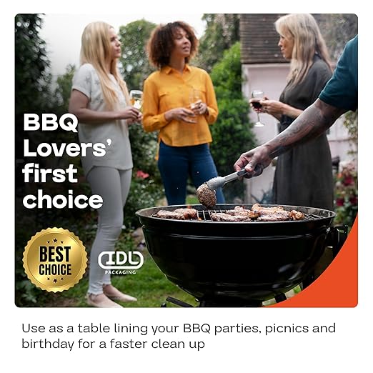 White Butcher Paper 18" x 2160" (180 feet) - USA-Made Natural Butcher Paper Roll for Meat and Fish - Uncoated, Unwaxed & Food-Grade Material for Smoker, Grilling & BBQ by IDL Packaging