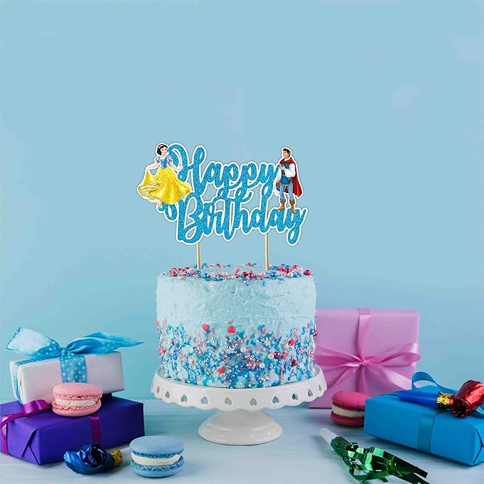 Seyal® Snow White and the Sevn Dwarfs Happy Birthday Cake Topper