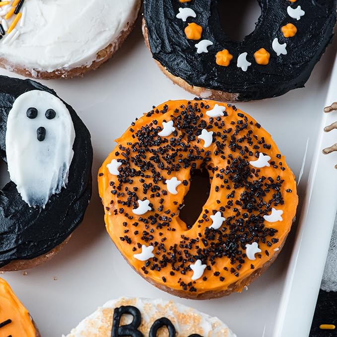 Sweets Indeed Sprinkles, 4 Pack, Edible Sprinkle Mix, Perfect for Cake Decorations, Baking, Ice Cream, Cookies, Cupcake Topper (Natural Halloween)