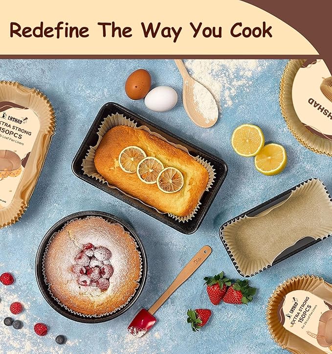 Loaf Pan Liners, Loaf Pan Liners for Baking Bread 9x5, Bread Pan Parchment Liners, 150pcs Bread Pan Liners for Baking