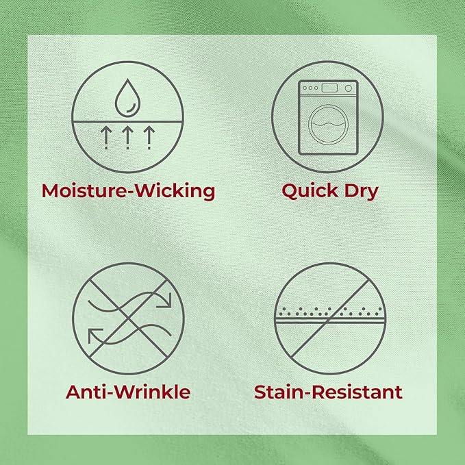 Mellanni Twin XL Sheets Set - 3 PC Iconic Collection Bedding - Hotel Luxury, Extra Soft, Cooling Bed Sheets - Wrinkle, Fade, Stain Resistant (Twin Extra Long, Pistachio)