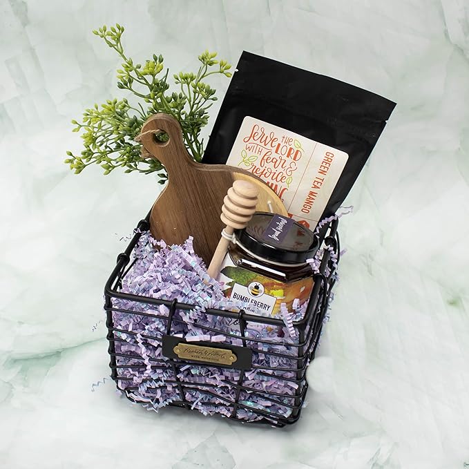 MagicWater Crinkle Cut Paper for Gift Baskets - 2LB - Diamond Lavender - Perfect for Shredded Paper Filler, Basket Filler, Gift Boxes, Bridesmaid Gifts, Halloween Stuffers & More – For All Occasions