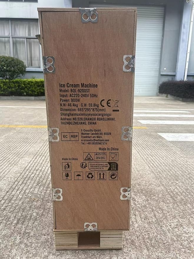 VEVOR Commercial Ice Cream Machine, 10.6 QT/H Yield, 1000W Single Flavor Countertop Soft Serve Ice Cream Maker, 4L Hopper 1.6L Cylinder, Touch Screen Auto Clean Pre-cooling, for Restaurant Snack Bar