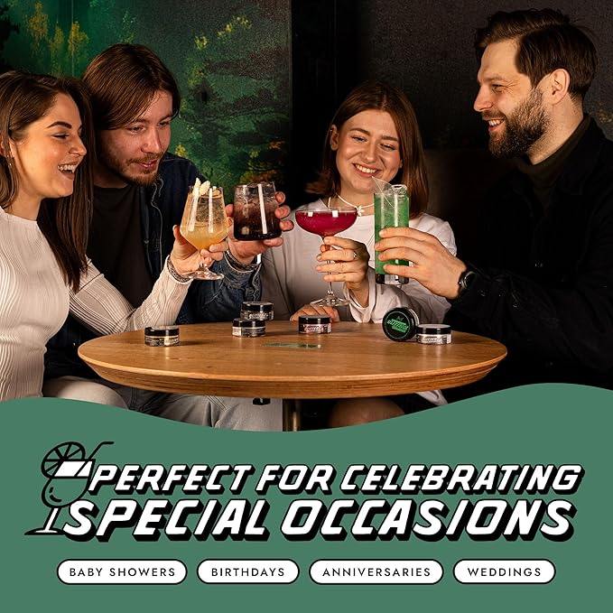 MONÉGASQUE Emerald Green Edible Glitter for Drinks 10g – Green Edible Glitter for Cakes & Cocktails – Halloween Food Coloring Spray for Cake Decorations – Drink Shimmer Powder – Cake Sprinkles