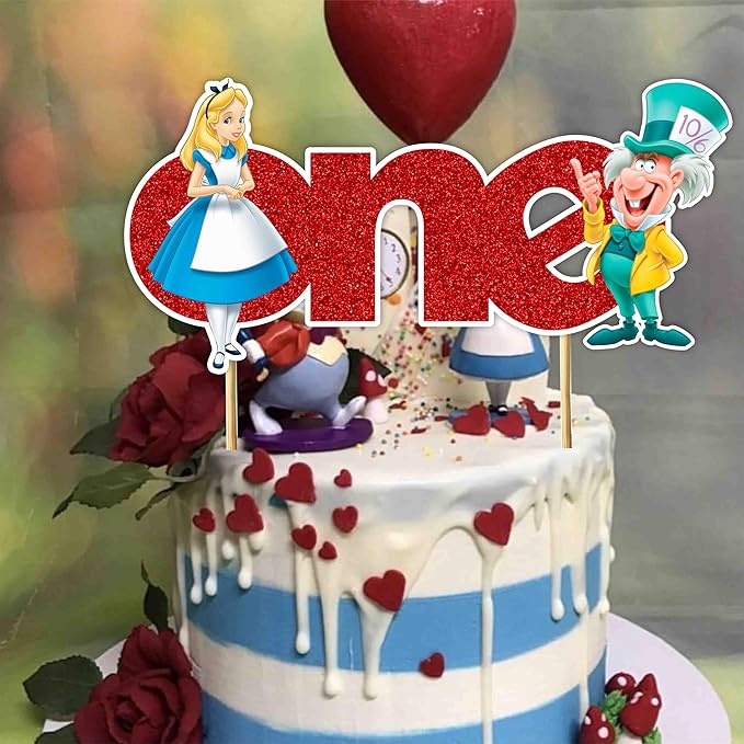 Seyal® Alice in Wondrland One cake topper
