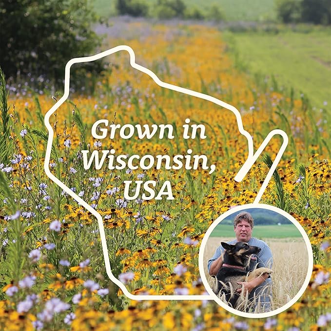 Organic Rye Flour 1.5 lb - Non-GMO, USDA Organic, Low Gluten, Vegan, For Baking, Cooking, Supports Heart Health & Digestion, USA Grown, Farmed From Regenerative Soil by Doudlah Farms