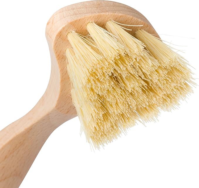 Redecker Waffle Machine Brush with Oiled Beechwood Handle, Stiff Heat-Resistant Tampico Fiber Bristles, 6-1/2 inches, Made in Germany