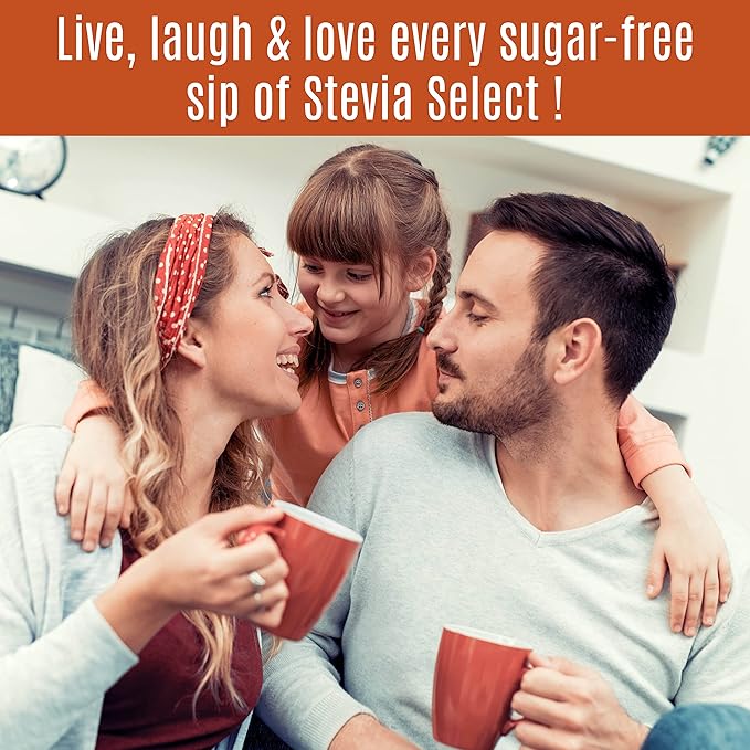Stevia Select Caramel Flavored Liquid Stevia – Zero Calorie Coffee, Tea, Drink & Baking Sweetener, All-Natural, No Erythritol, Keto-Friendly Sugar Alternative, 300 Servings – 2 Oz