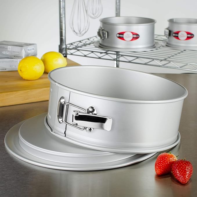 Fat Daddio's PSF-113 Anodized Aluminum Springform Pan, 11 x 3 Inch