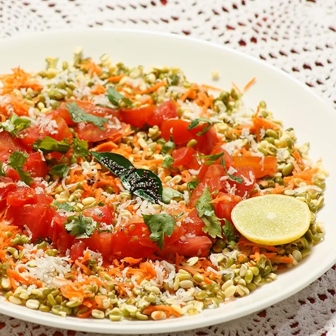 Rani Moong Split (Split Mung Beans with Skin) Lentils Indian 400oz (25lbs) 11.36kg Bulk Box ~ All Natural | Gluten Friendly | Non-GMO | Kosher | Vegan | Indian Origin