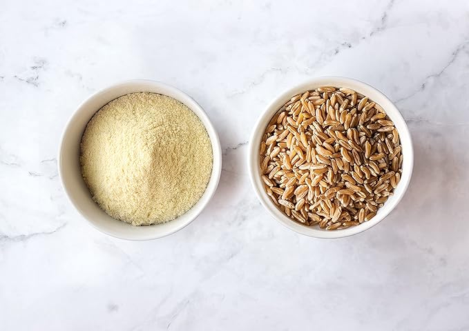 Food to Live Organic KAMUT Khorasan Wheat Flour, 20 Pounds Stone Ground Powder, 100% Whole Grain Meal, Non-GMO, Kosher, Bulk