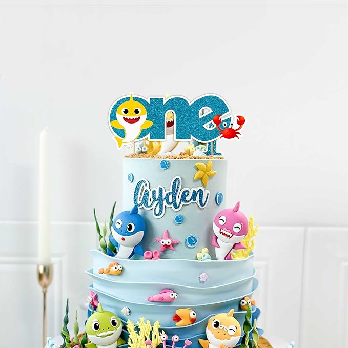 Seyal® Bby Shrk One Cake Topper