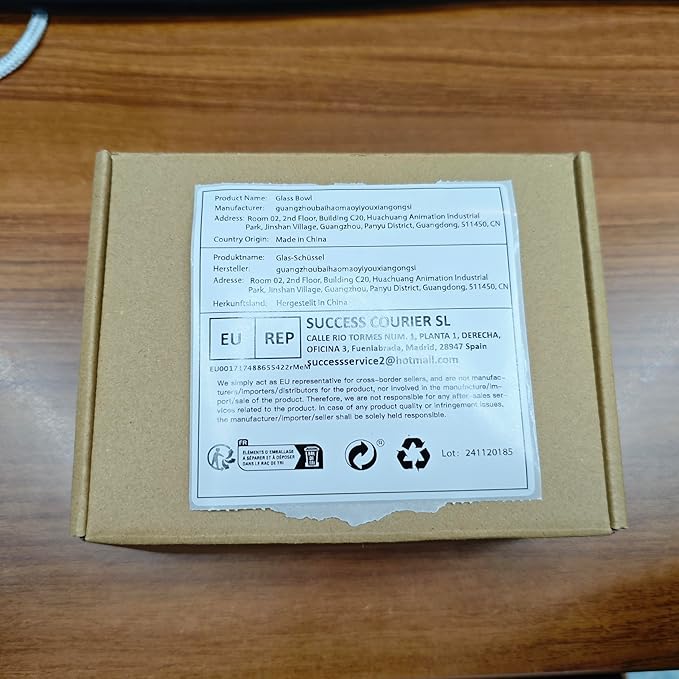 16oz Glass Mortar and Pestle Bowl, Medicine Grinder and Mixer for Pharmacy or Science Lab