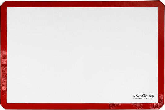 New Star Foodservice 36596 Commercial Grade Silicone Baking Mat Non-Stick Pan Liner, 17 x 25 inch (Full Size)
