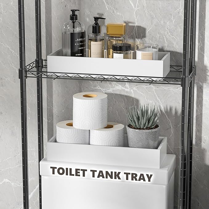 Kitchen Drawer Organizer Bins, Stackable Deep Bamboo Drawer Organizer for Silverware, Utensils, Cutlery, Flatware, Junk, Dresser, Bathroom, 15" x 6" x 2.5" (Set of 2)