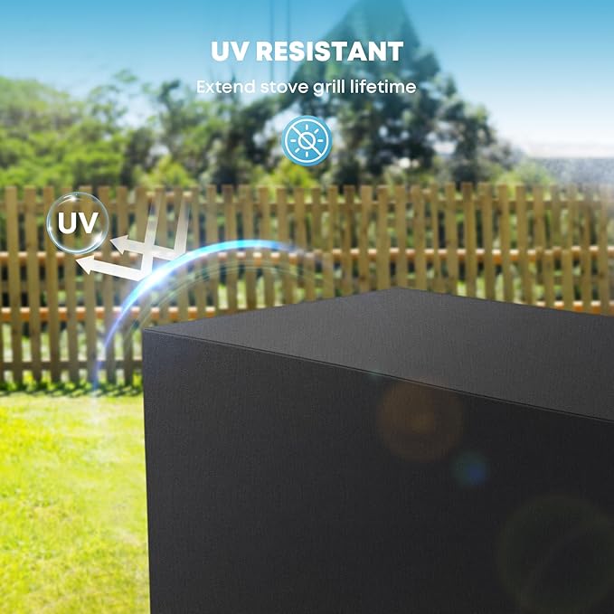 Stanbroil Patio Cover for Camp Chef 2 Burners Stove, Outdoor Stove Cover for 14'' x 32'' Camp Stove, Fits OSD-60LW, EX-60, CC-60, DL-60, DC-60LW, DH-280, DH-170, SOC-60