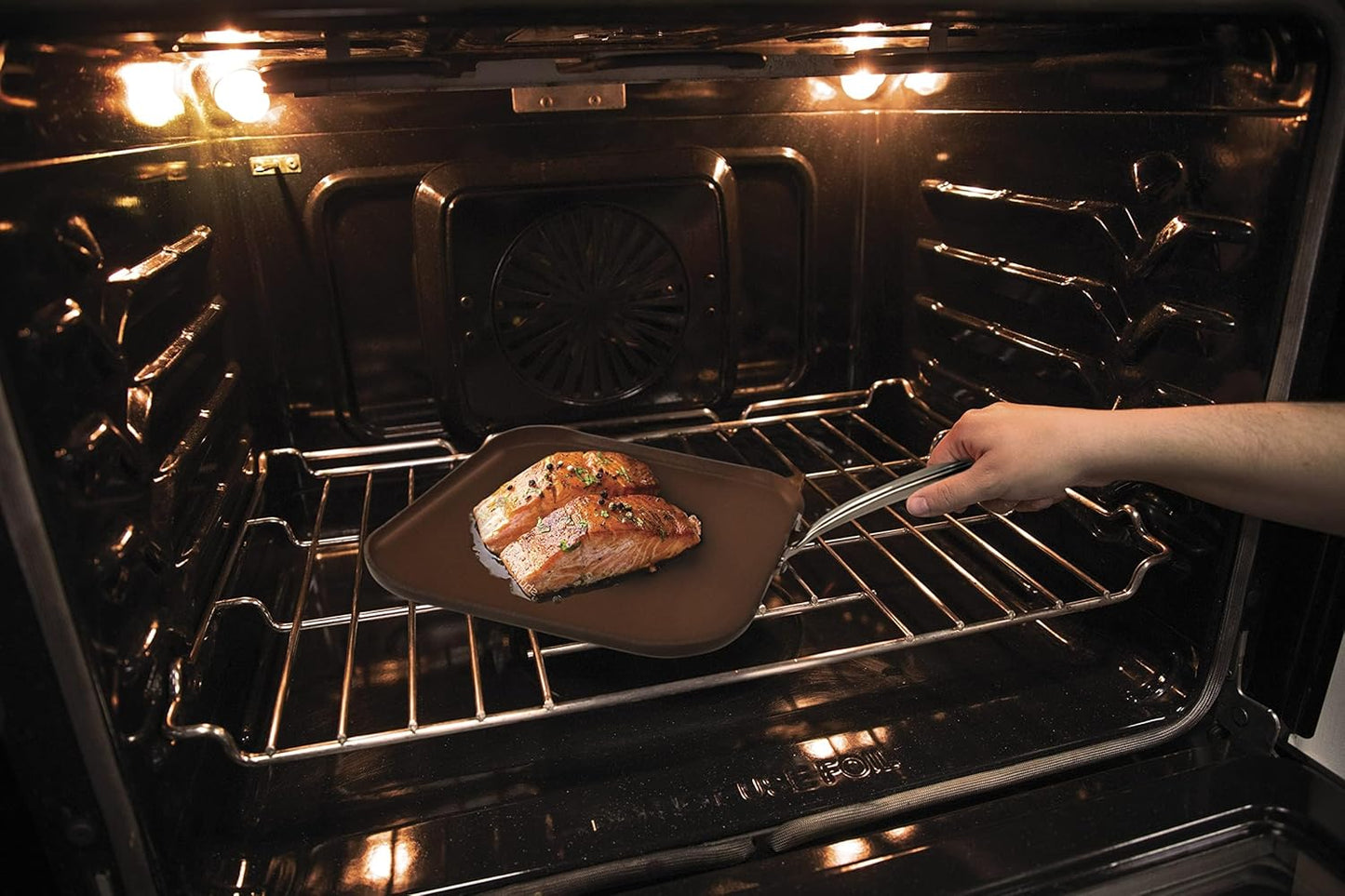 Vasconia Urban 11" Square Nonstick Griddle Pan - Home and Commercial Kitchen Cookware, Dishwasher and Oven Safe Up to 475°F - Made in Mexico Aluminum Griddle Pan for Stove Top with Fast-Cooling Handle