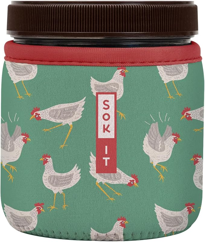 Sok It IceCreamSok Insulated Neoprene Cover (Flew The Coop, Straight Ice Cream Pints)