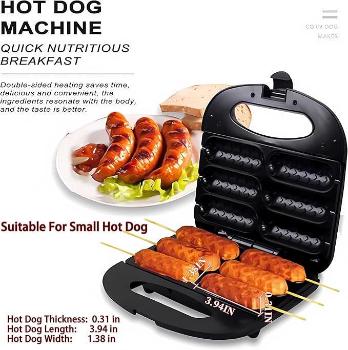 Waffle Maker,Donut,Hot Dog Machine Set,3-in-1 Multifunctional Breakfast Maker Machine with Iron Removable Plate Mold for Home,Kitchen,Cake,Paninis,Nut,Steaks,Grill,Lunch,Snacks or Dessert