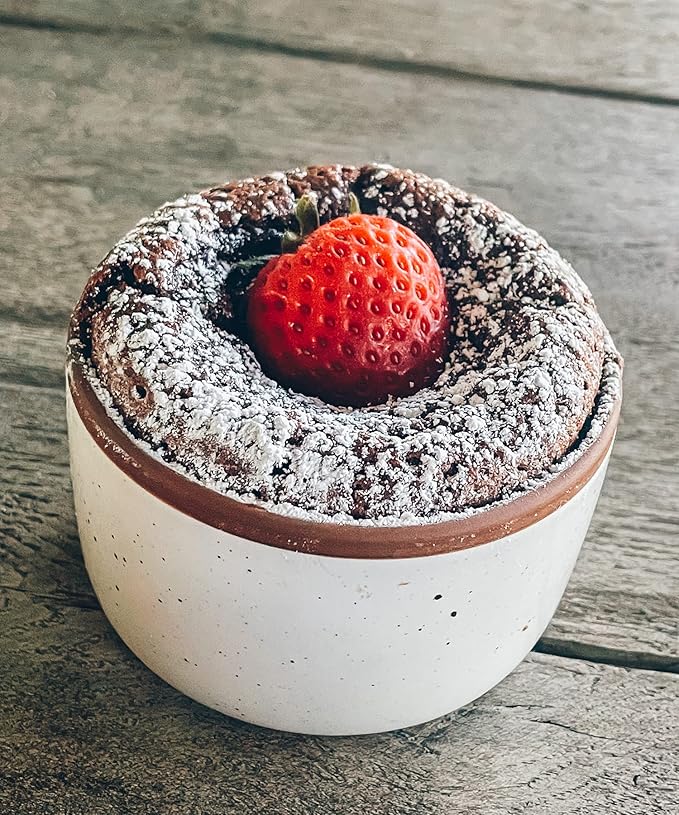 Mora Ceramic Ramekins - 4oz, Set of 6 - Small Oven Safe Baking Dishes/Cups - For Personal Pudding, Creme Brulee, Souffle, Serving Dip, Custard, Ice Cream - Single Mini Bowls - Vanilla White